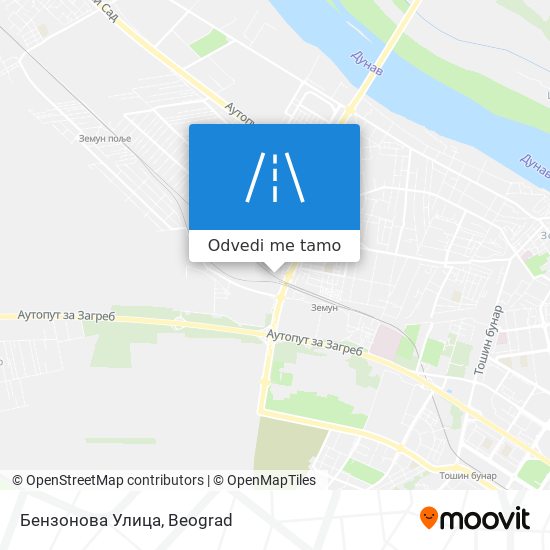 Бензонова Улица mapa