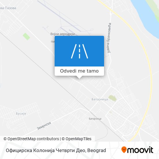 Официрска Колонија Четврти Део mapa