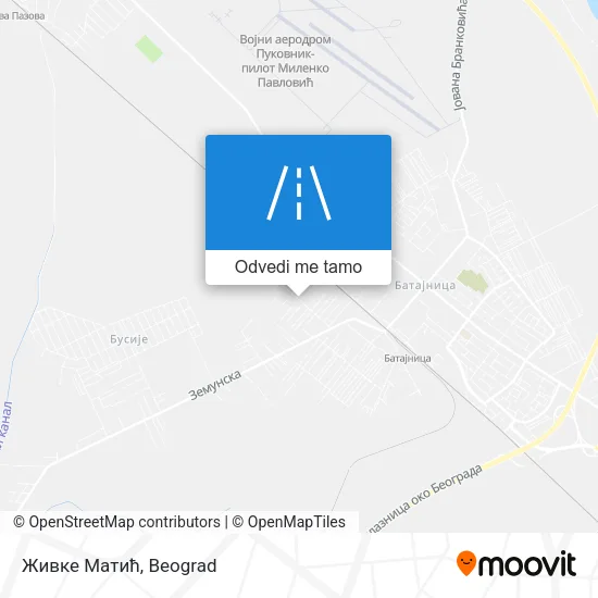 Живке Матић mapa