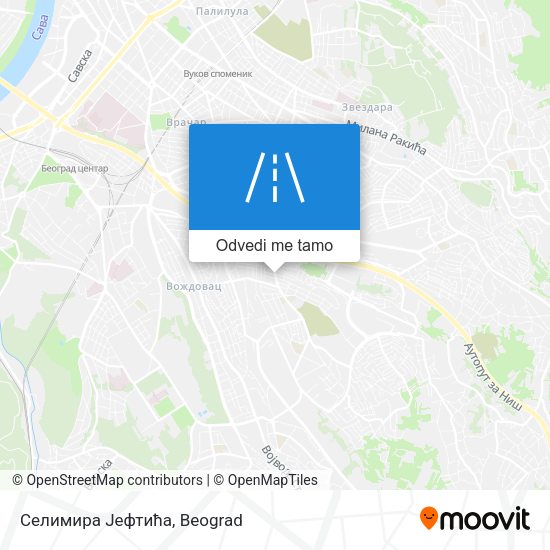Селимира Јефтића mapa