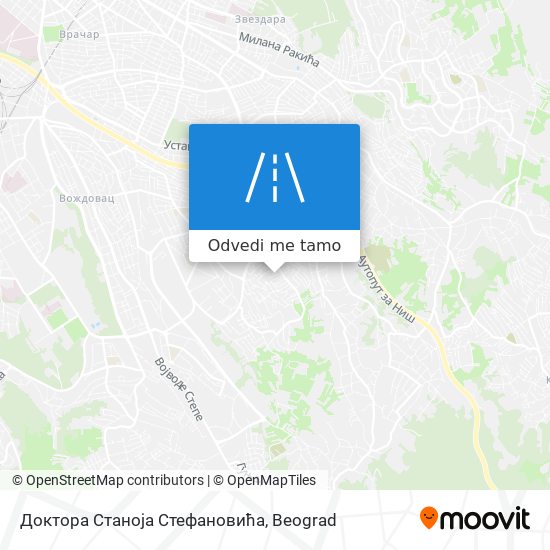 Доктора Станоја Стефановића mapa