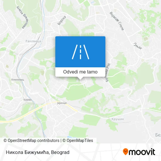 Никола Бижумића mapa