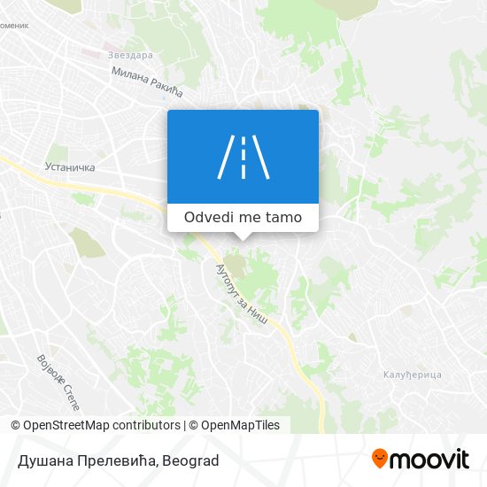 Душана Прелевића mapa