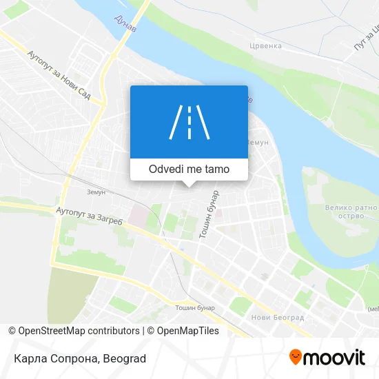 Карла Сопрона mapa