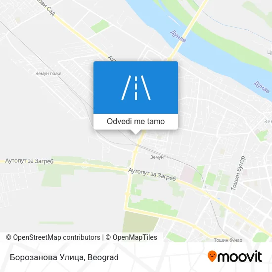 Борозанова Улица mapa