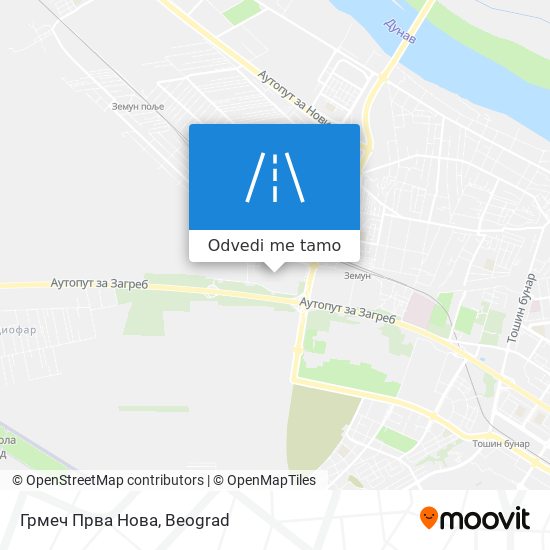 Грмеч Прва Нова mapa