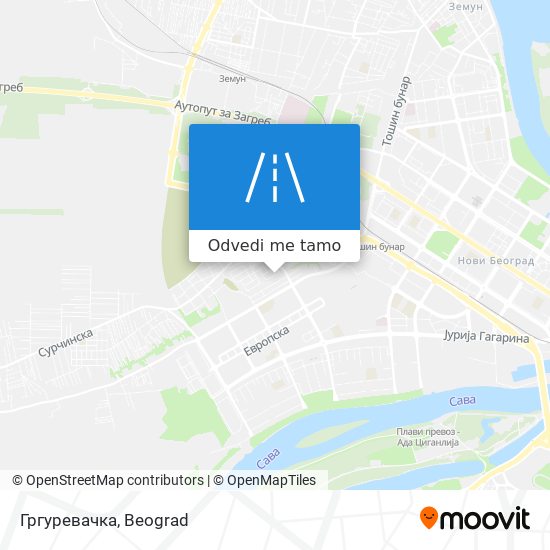 Гргуревачка mapa