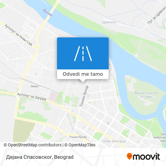 Дејана Спасовског mapa