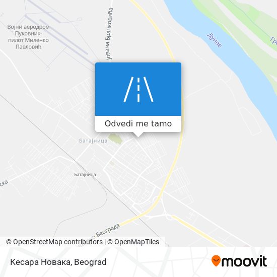 Кесара Новака mapa