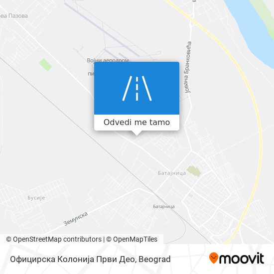 Официрска Колонија Први Део mapa