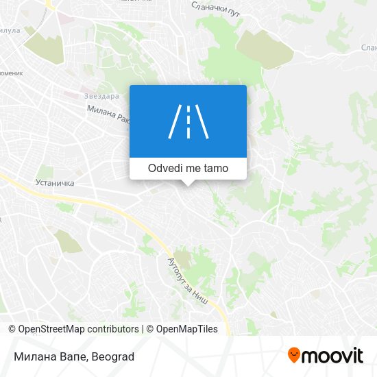 Милана Вапе mapa