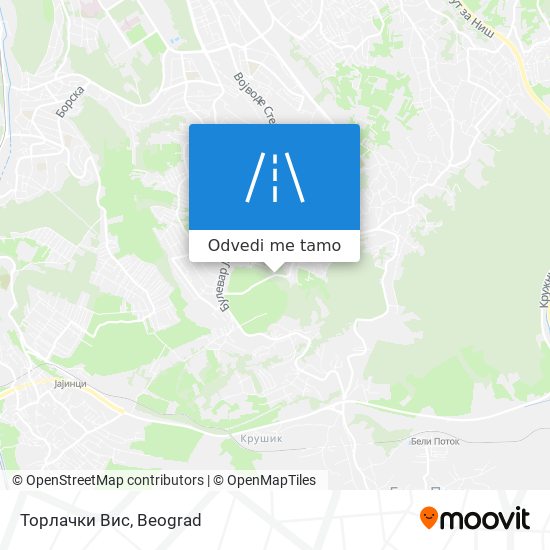 Торлачки Вис mapa