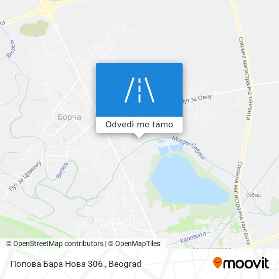 Попова Бара Нова 306. mapa