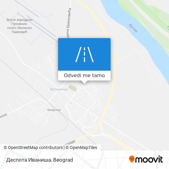 Деспота Иваниша mapa