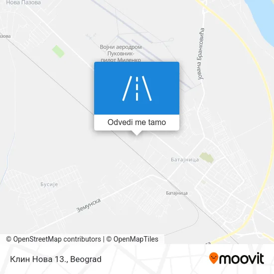 Клин Нова 13. mapa