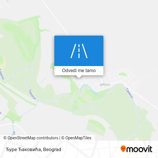 Ђуре Ђаковића mapa