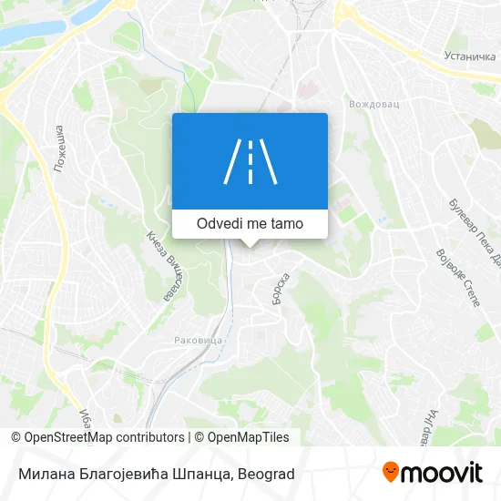 Kako stići do Милана Благојевића Шпанца, Rakovica autobus ili voz?