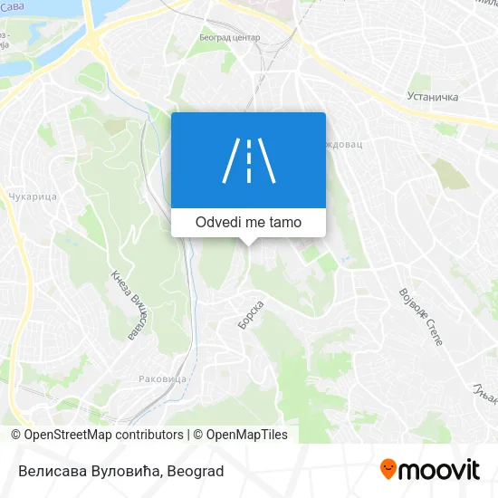 Велисава Вуловића mapa