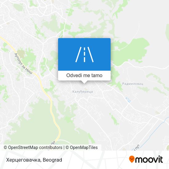 Херцеговачка mapa