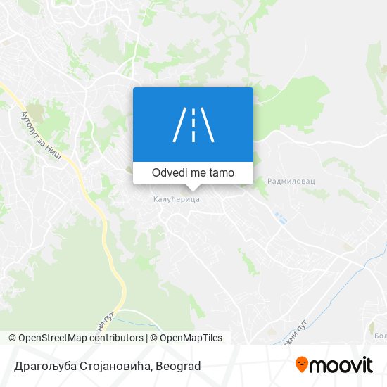 Драгољуба Стојановића mapa