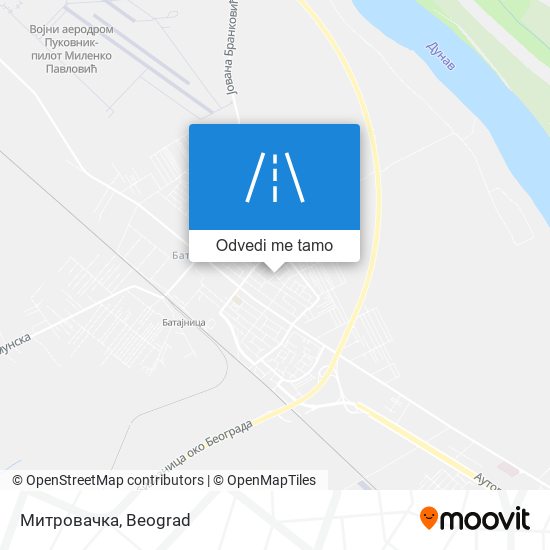 Митровачка mapa