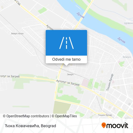 Ђока Ковачевића mapa