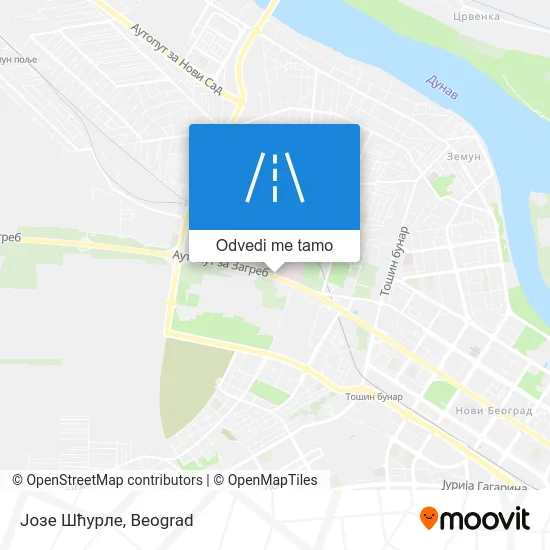 Јозе Шћурле mapa