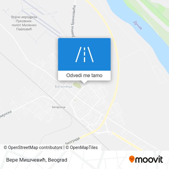 Вере Мишчевић mapa