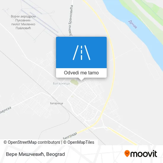 Вере Мишчевић mapa