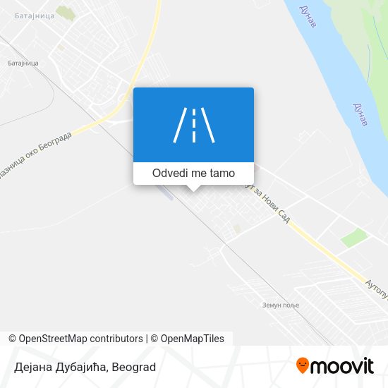 Дејана Дубајића mapa