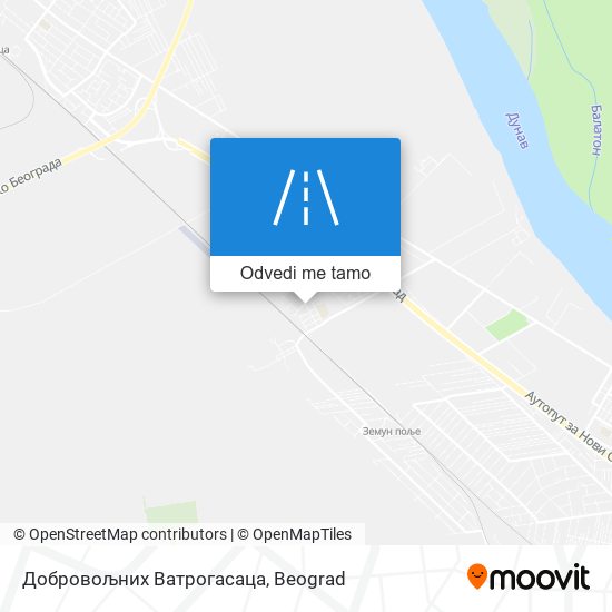 Добровољних Ватрогасаца mapa