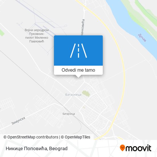 Никице Поповића mapa