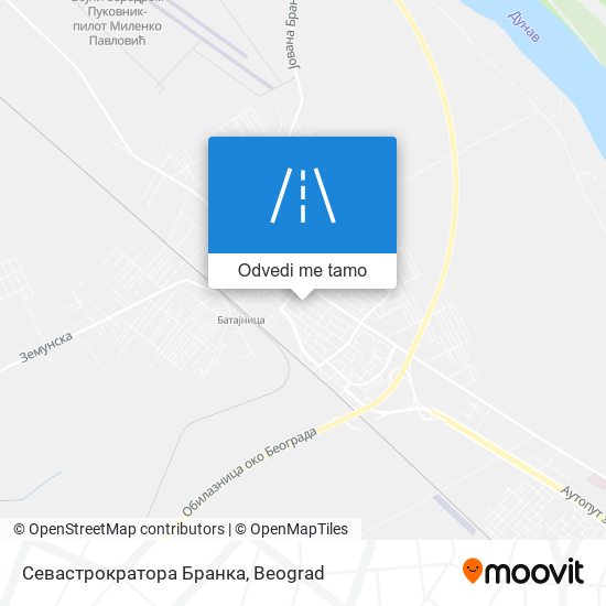 Севастрократора Бранка mapa