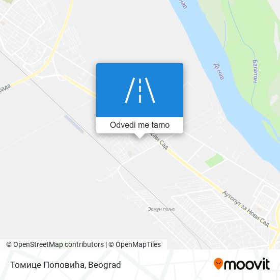 Томице Поповића mapa