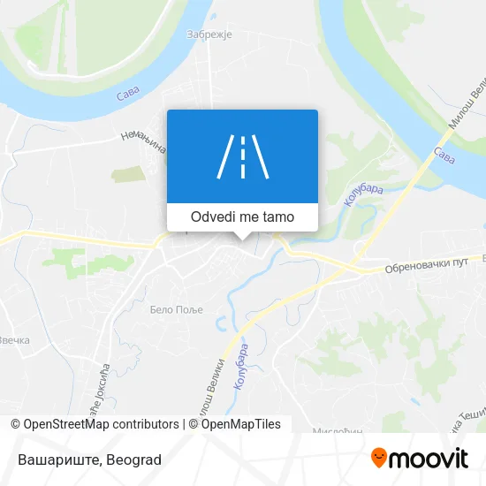 Вашариште mapa