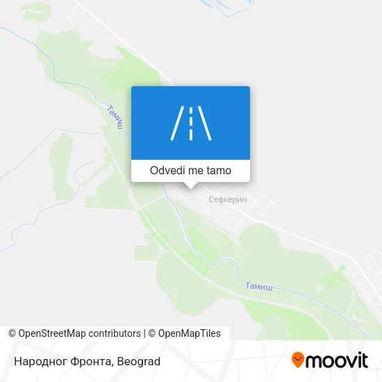 Народног Фронта mapa