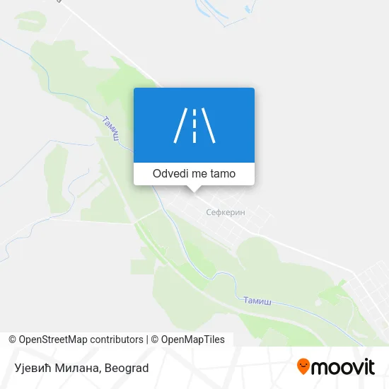 Ујевић Милана mapa