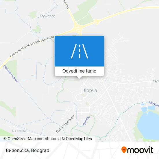 Визељска mapa