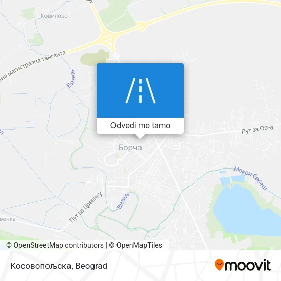 Косовопољска mapa