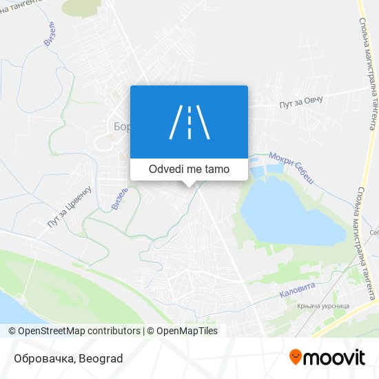 Обровачка mapa