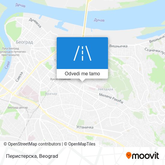 Перистерска mapa