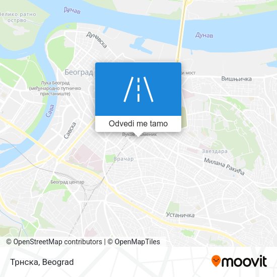 Трнска mapa