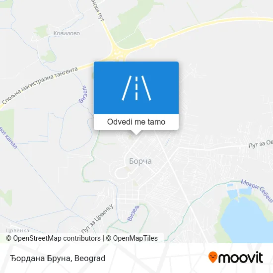 Ђордана Бруна mapa