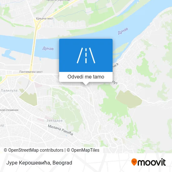 Јуре Керошевића mapa