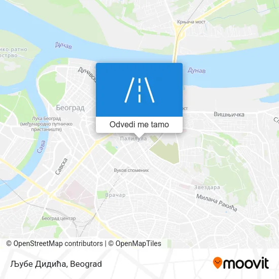 Љубе Дидића mapa