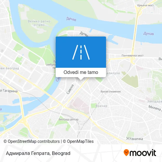 Адмирала Гепрата mapa