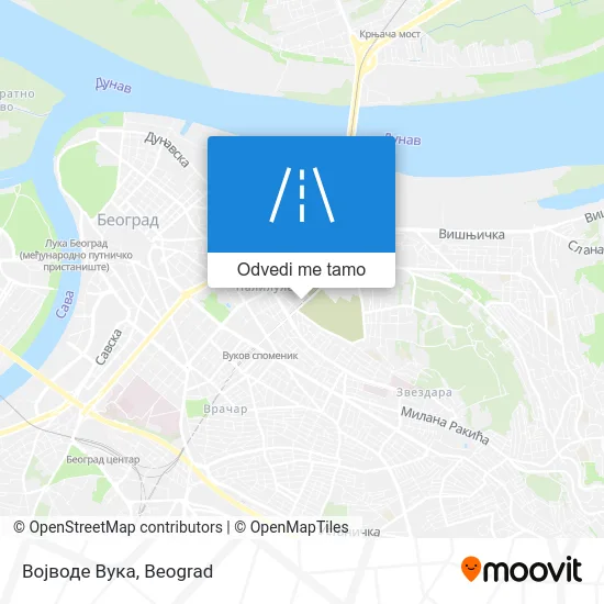 Војводе Вука mapa