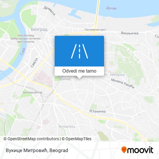 Вукице Митровић mapa