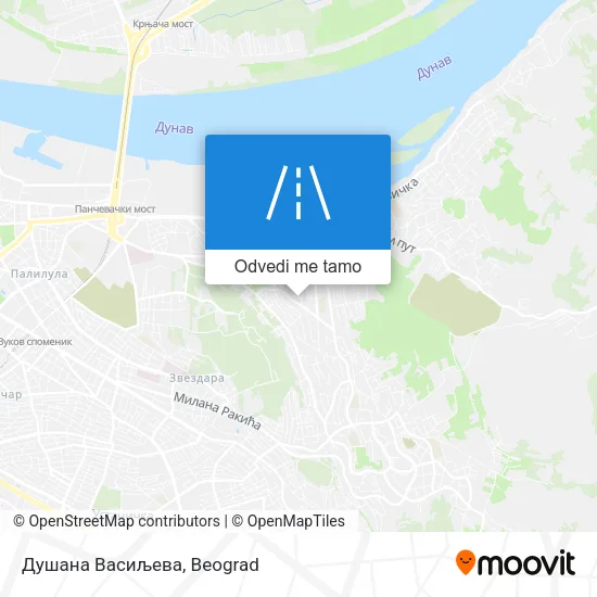 Душана Васиљева mapa