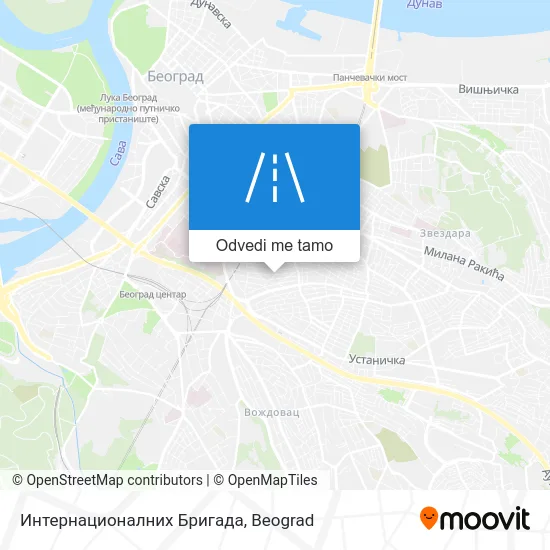 Интернационалних Бригада mapa